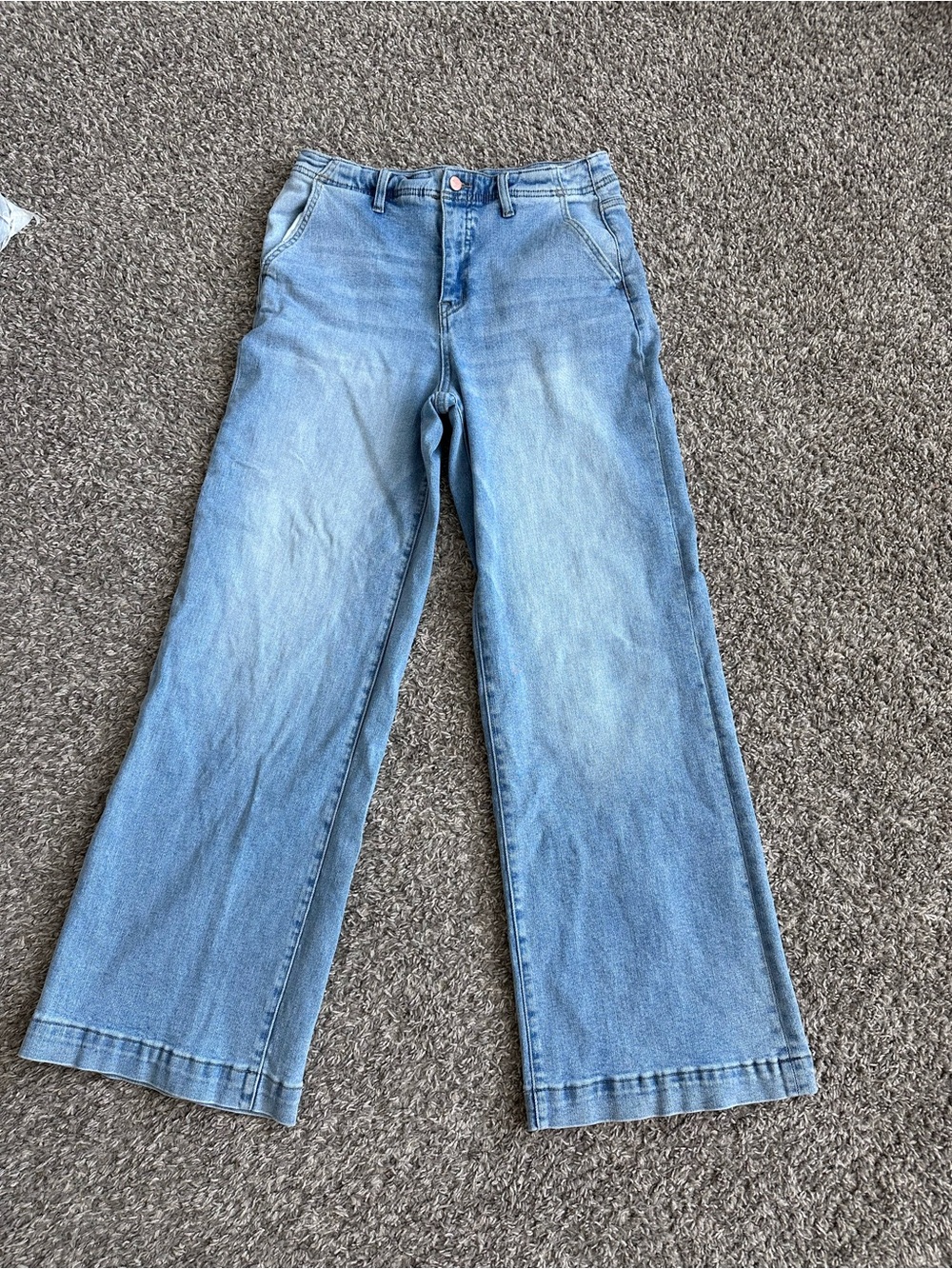 Altar'd State Light Blue Wide-Leg Jeans